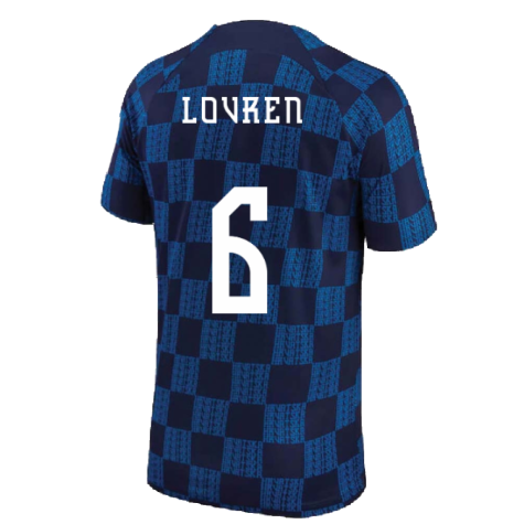 2022-2023 Croatia Pre-Match Training Shirt (Navy) (Lovren 6)