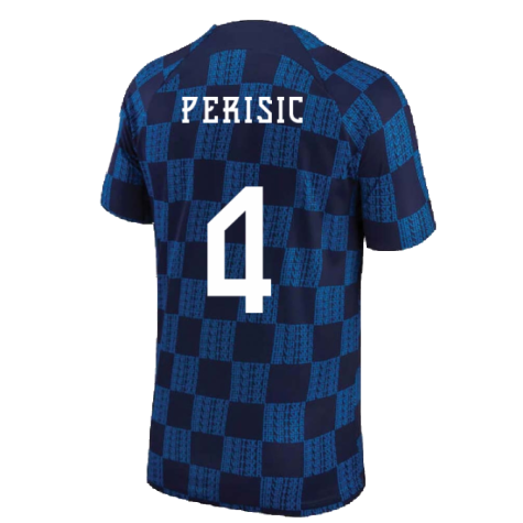 2022-2023 Croatia Pre-Match Training Shirt (Navy) (Perisic 4)