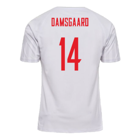 2022-2023 Denmark Away Shirt (Damsgaard 14)