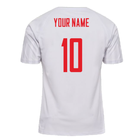2022-2023 Denmark Away Shirt (Your Name)