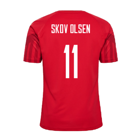 2022-2023 Denmark Home Jersey (Skov Olsen 11)