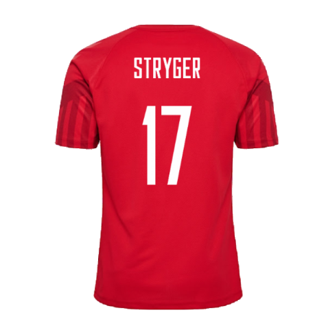 2022-2023 Denmark Home Jersey (Stryger 17)