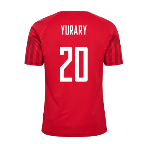 2022-2023 Denmark Home Jersey (Yurary 20)