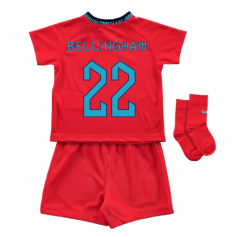 2022-2023 England Away Baby Kit (Infants) (Bellingham 22)