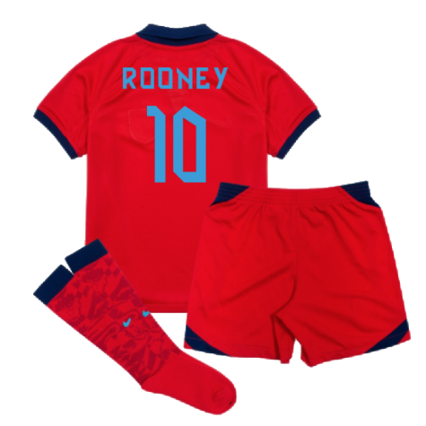 2022-2023 England Away Mini Kit (Rooney 10)