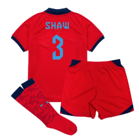 2022-2023 England Away Mini Kit (Shaw 3)