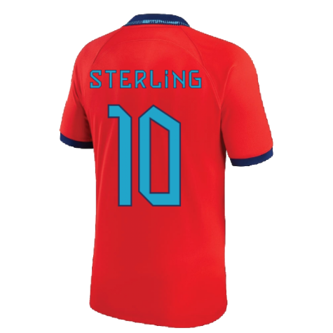 2022-2023 England Away Shirt (STERLING 10)