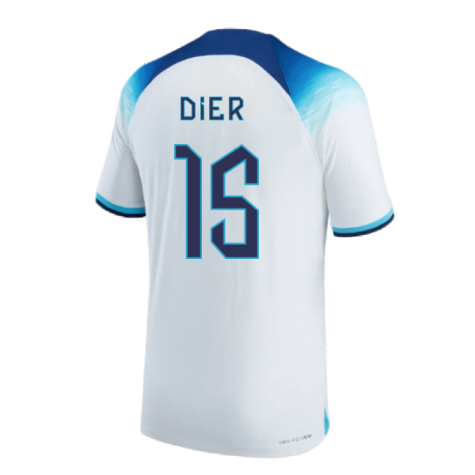 2022-2023 England Home Match Vapor Shirt (Dier 15)