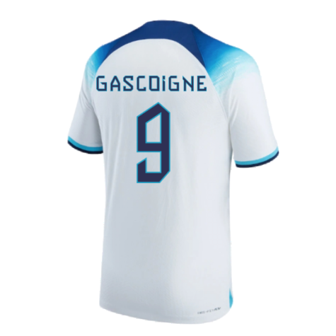 2022-2023 England Home Match Vapor Shirt (Gascoigne 9)