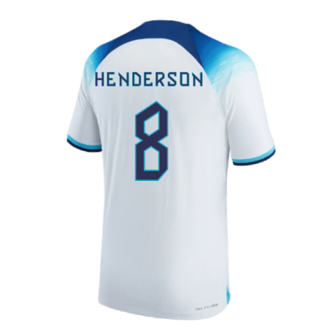 2022-2023 England Home Match Vapor Shirt (Henderson 8)