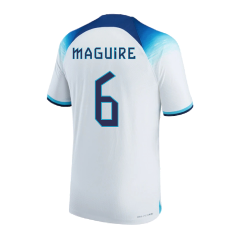 2022-2023 England Home Match Vapor Shirt (Maguire 6)