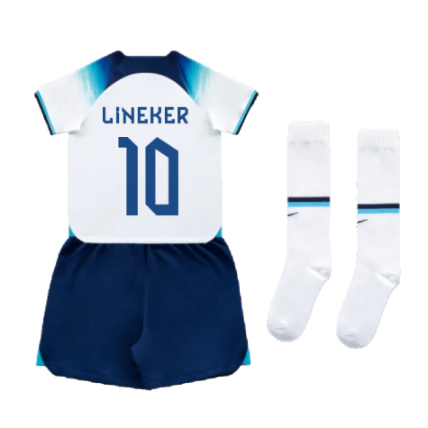 2022-2023 England Home Mini Kit (Lineker 10)