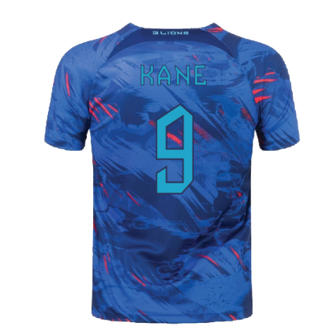 2022-2023 England Pre-Match Training Shirt (Blue) (Kane 9)