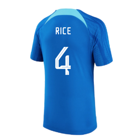 2022-2023 England Strike Training Shirt (Blue) - Kids (Rice 4)