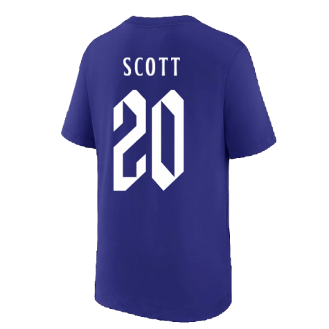 2022-2023 England Swoosh Tee (Light Concord) (SCOTT 20)