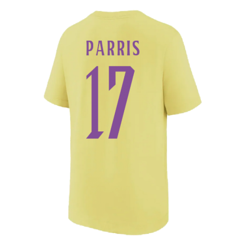 2022-2023 England Swoosh Tee (Light Zitron) - Kids (PARRIS 17)