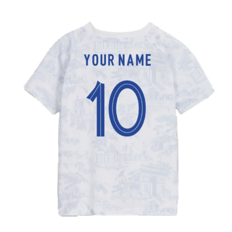 2022-2023 France Away Little Boys Mini Kit (Your Name)