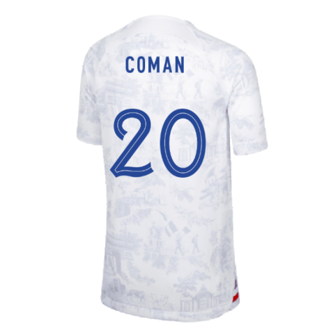 2022-2023 France Away Shirt (Kids) (Coman 20)