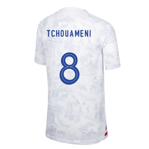 2022-2023 France Away Shirt (Kids) (Tchouameni 8)