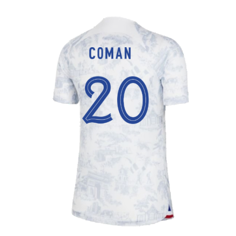 2022-2023 France Away Shirt (Ladies) (Coman 20)