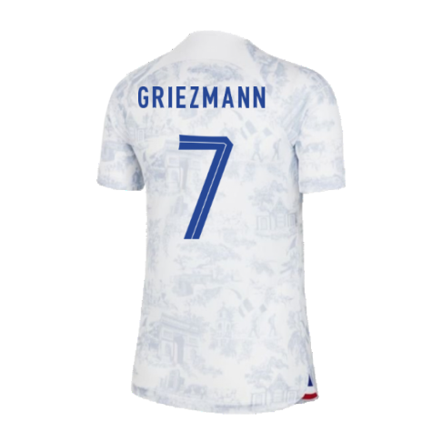 2022-2023 France Away Shirt (Ladies) (Griezmann 7)