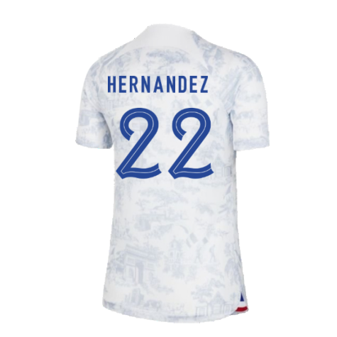 2022-2023 France Away Shirt (Ladies) (Hernandez 22)