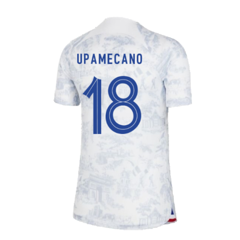 2022-2023 France Away Shirt (Ladies) (Upamecano 18)