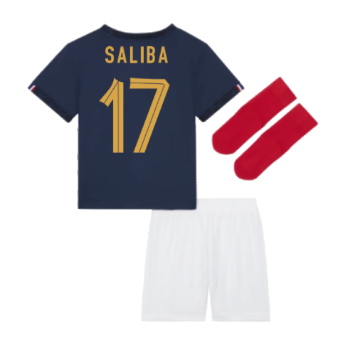 2022-2023 France Home Baby Kit (Infants) (Saliba 17)