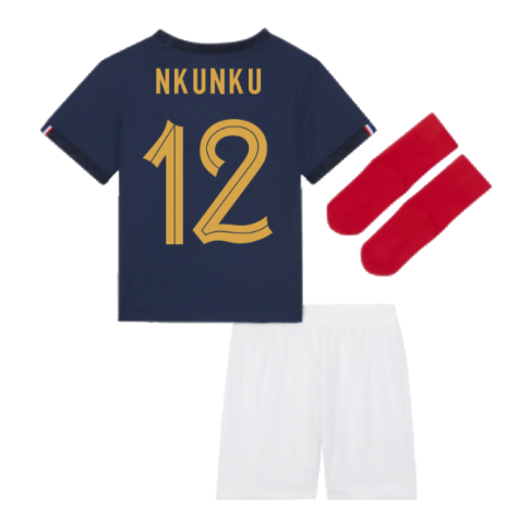 2022-2023 France Home Little Boys Mini Kit (Nkunku 12)