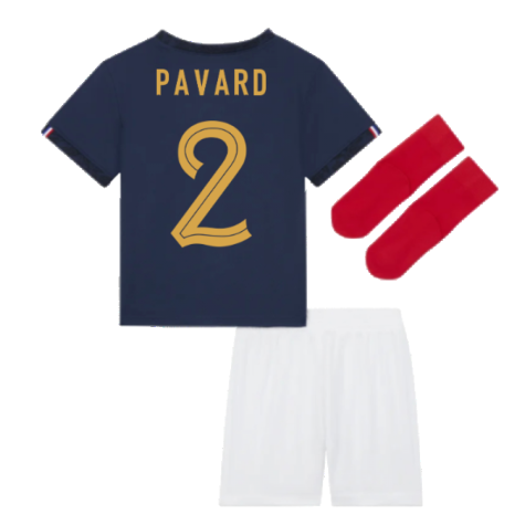 2022-2023 France Home Little Boys Mini Kit (Pavard 2)