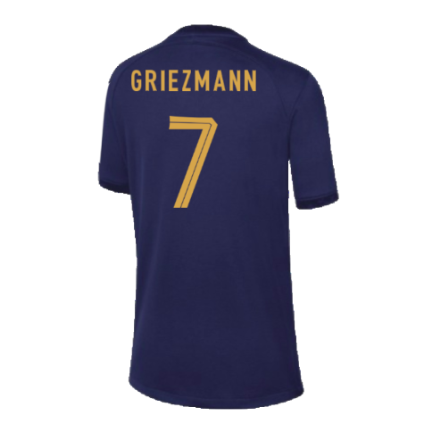 2022-2023 France Home Shirt - Kids (Griezmann 7)