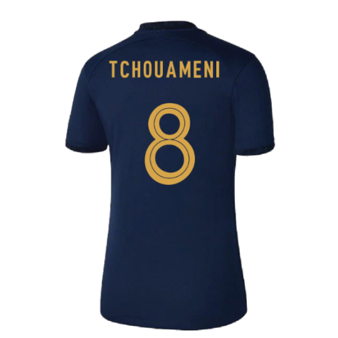 2022-2023 France Home Shirt (Ladies) (Tchouameni 8)