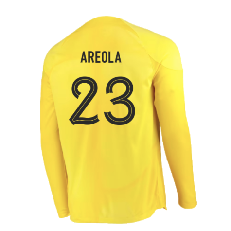2022-2023 France LS Goalkeeper Shirt (Yellow) (Areola 23)