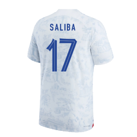 2022-2023 France Match ADV Dri-Fit Away Shirt (Saliba 17)