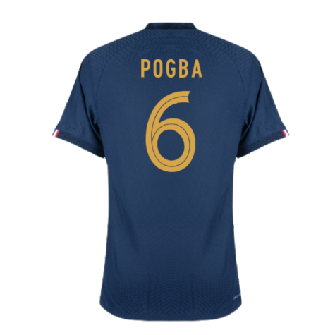 2022-2023 France Match Home Player Issue Shirt (POGBA 6)