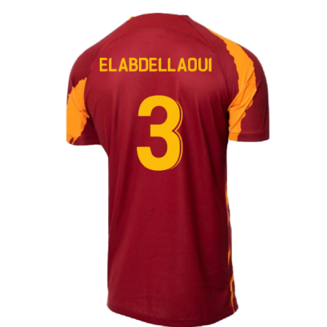 2022-2023 Galatasaray Pre-Match Training Shirt (Pepper Red) (ELABDELLAOUI 3)