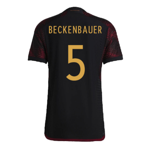 2022-2023 Germany Authentic Away Shirt (BECKENBAUER 5)