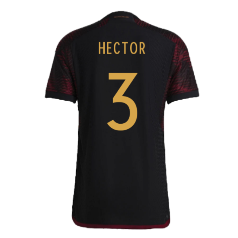 2022-2023 Germany Authentic Away Shirt (HECTOR 3)