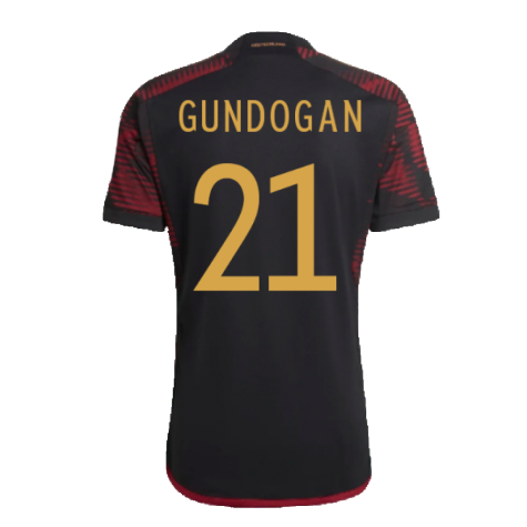 2022-2023 Germany Away Shirt (GUNDOGAN 21)