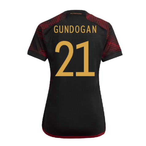 2022-2023 Germany Away Shirt (Ladies) (GUNDOGAN 21)