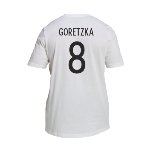 2022-2023 Germany DNA Graphic Tee (White) (Goretzka 8)