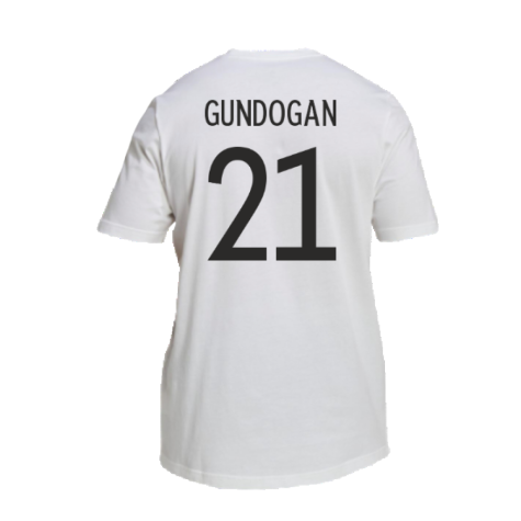 2022-2023 Germany DNA Graphic Tee (White) (Gundogan 21)