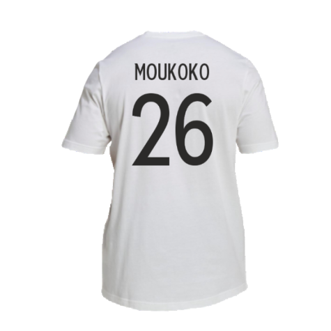 2022-2023 Germany DNA Graphic Tee (White) (Moukoko 26)