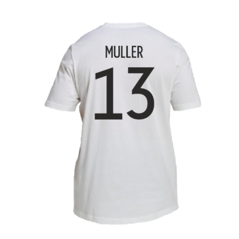 2022-2023 Germany DNA Graphic Tee (White) (Muller 13)