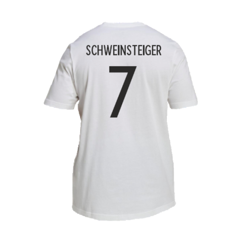 2022-2023 Germany DNA Graphic Tee (White) (Schweinsteiger 7)