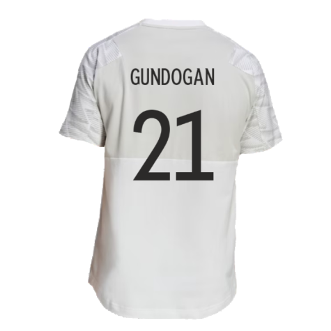 2022-2023 Germany Game Day Travel T-Shirt (White) (Gundogan 21)