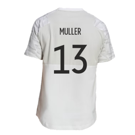 2022-2023 Germany Game Day Travel T-Shirt (White) (Muller 13)