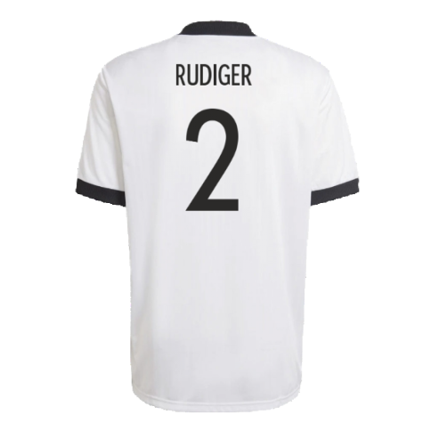 2022-2023 Germany Icon Jersey (White) (Rudiger 2)