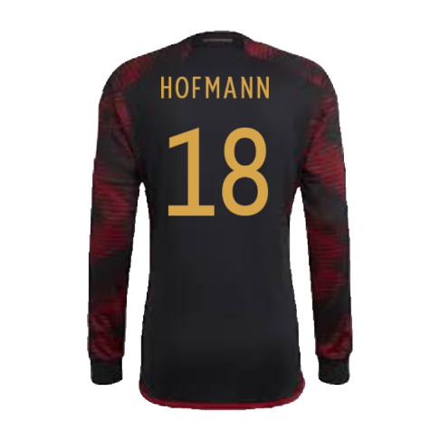 2022-2023 Germany Long Sleeve Away Shirt (Hofmann 18)