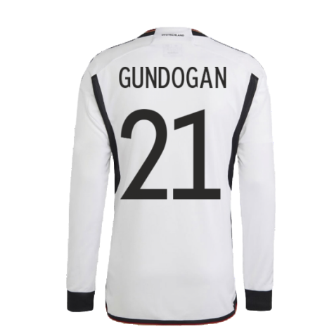 2022-2023 Germany Long Sleeve Home Shirt (GUNDOGAN 21)